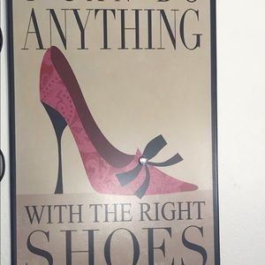 SHOE & purse Metal signs, great for girls room / dressing area,closet